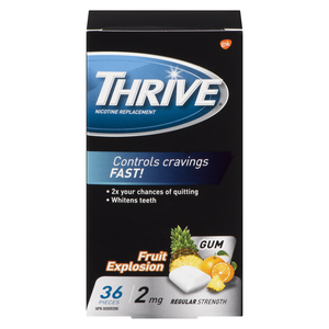 THRIVE GOM 2MG NICO EXPL/FRUITS 36