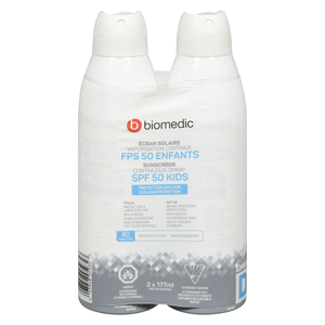 BIOMEDIC FPS50 ECRAN SOL ENF DUO 2X177ML