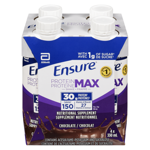 ENSURE PROT/MAX 30G CHOCOLAT 4X330ML