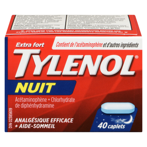 TYLENOL AID/SOMM X/F NT CA 40