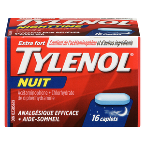 TYLENOL X/F NT CA 16