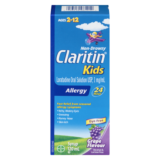 CLARITIN SIR ENF RAISIN 120ML