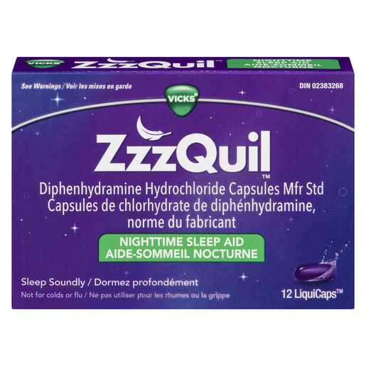 ZZZQUIL NT A/SOMM LIQ CAPS 12