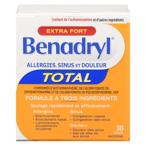 BENADRYL TOTAL EP CA30