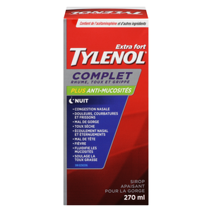 TYLENOL X/F RH/TX/GR NT  270ML