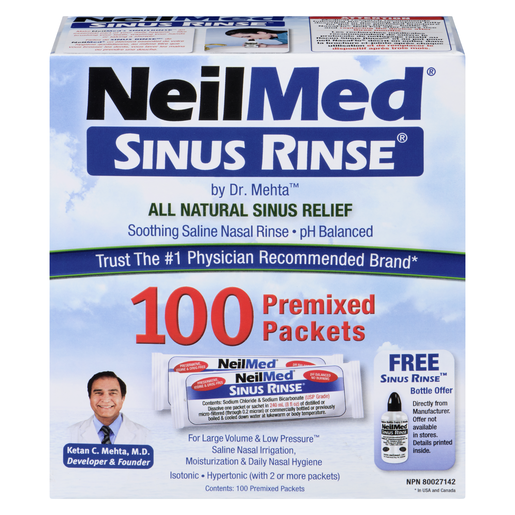 NEILMED SINUS RINSE RECHARG100