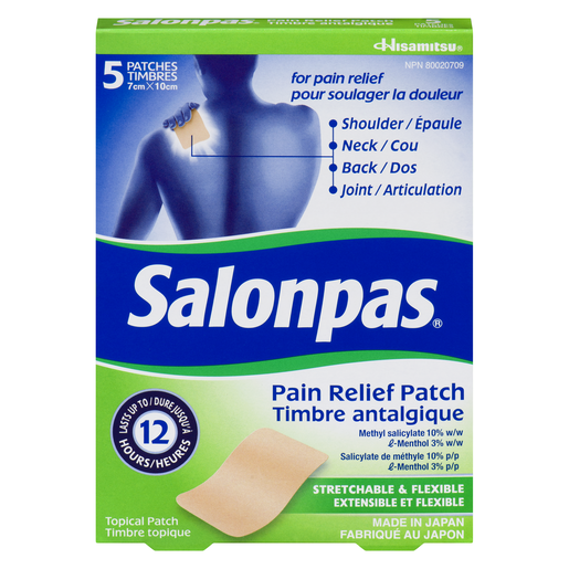 SALONPAS TIMB ANTALGIQ 12H 5