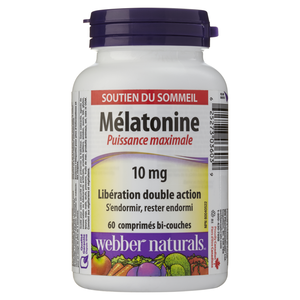 WEBBER MELATON 10MG LIB DBL ACT CO60