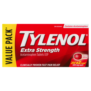 TYLENOL 500MG X/F CO 200