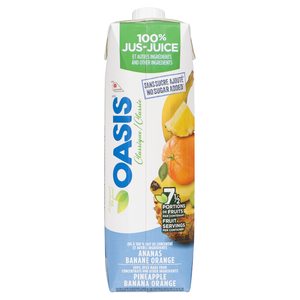 OASIS JUS ANA/BAN/ORANGE 960ML