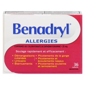 BENADRYL 25MG ALLERG  CA24+12