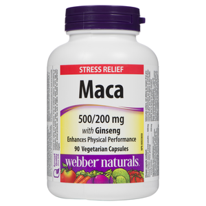 WEBBER MACA GINS500/200MG CA90