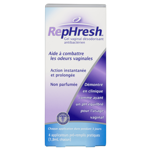 REPHRESH GELEE VAGINALE 4X7.6ML