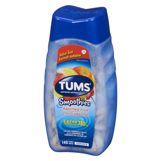 TUMS SMOOTHIES FRUITS ASST 140