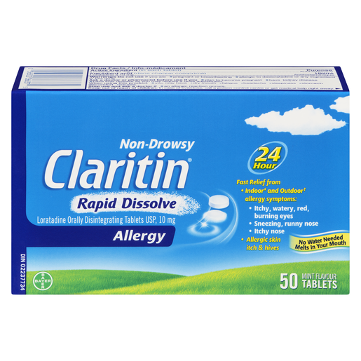 CLARITIN 10MG ULT FOND S/SOMN CO 50