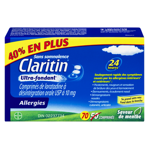 CLARITIN 10MG ALLERG ULT/FOND CO50+20