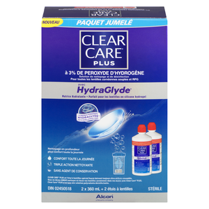CLEAR CARE DUO HYDRGLYDE 2X360ML