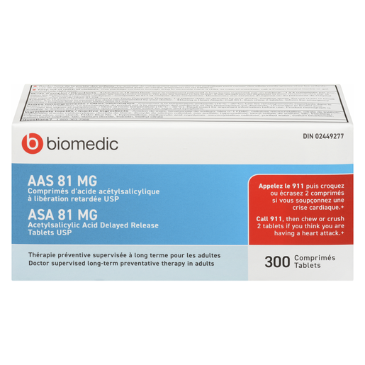 BIOMEDIC AAS 81MG       CO 300