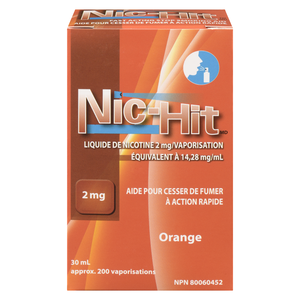 NIC-HIT 2MG VAPO/ORANGE   30ML