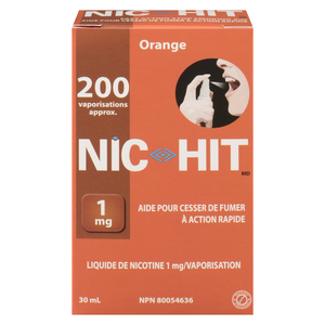 NIC-HIT 1MG VAPO/ORANGE   30ML