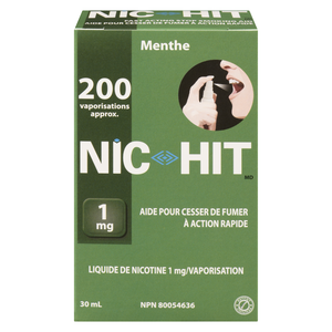 NIC-HIT 1MG VAPO/MENTHE   30ML