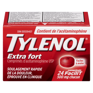 TYLENOL 500MG X/F CO 24