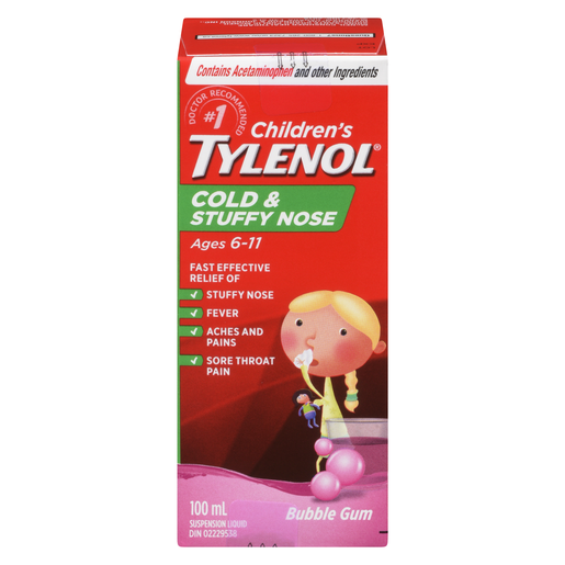 TYLENOL 160MG DECONG 100ML