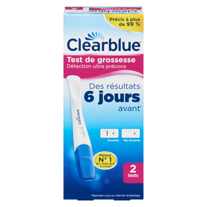 CLEARBLUE TEST GROSSESSE DETECT PREC 2