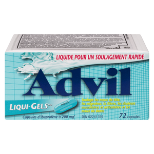 ADVIL 200MG LIQ/GEL CA 72