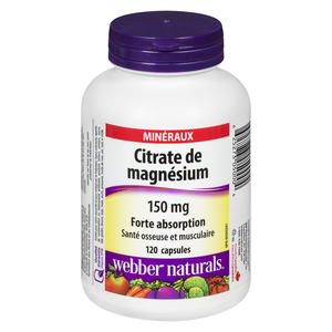 WEBBER CITRATE MAGN150MG CA120