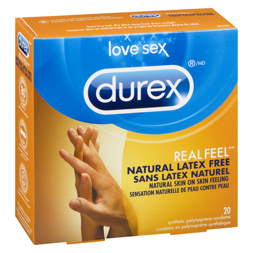 DUREX REAL FEEL COND S/LATEX 20