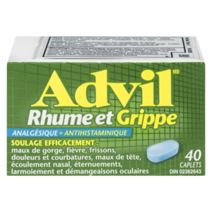 ADVIL RHUME & GRIPPE CAPLETS 40