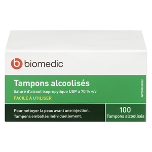 BIOMEDIC TAMP ALCOOLISE 100