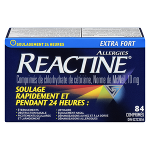 REACTINE 10MG X/F CO 84