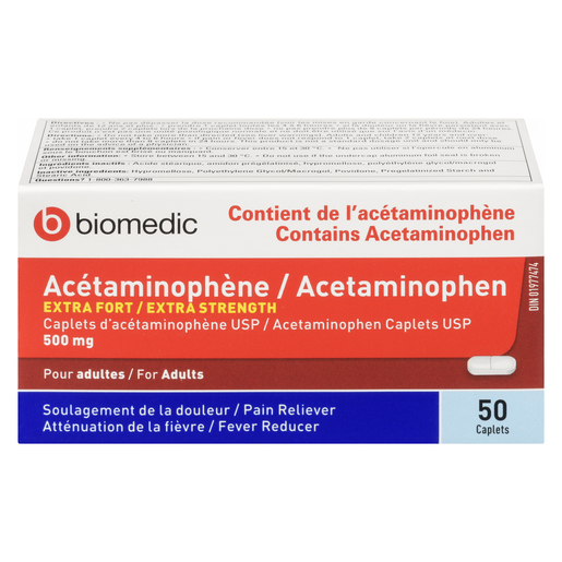 BIOMEDIC ACET 500MG X/F CA 50