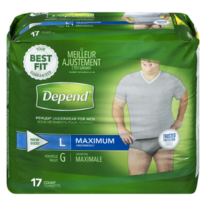 Depend Night Defense Underwear for Women M, 15 Count 