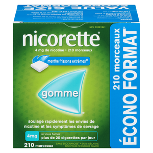 NICORETTE 4MG GOM FRISS/EXT 210