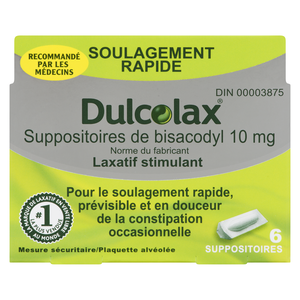 DULCOLAX 10MG SUPPOSITOIRES  6