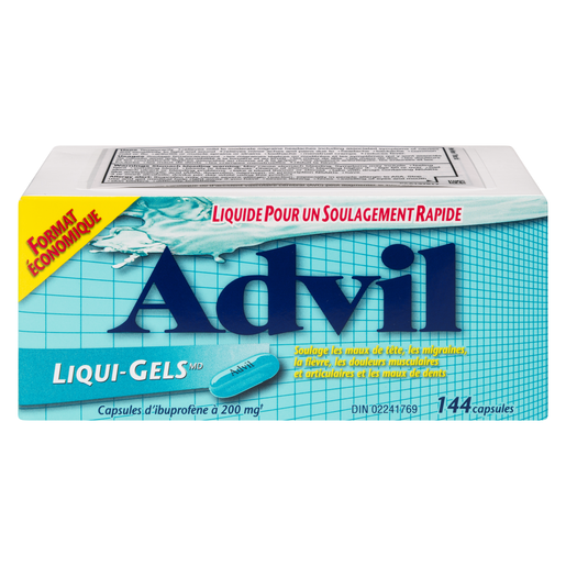 ADVIL 200MG LIQ/GEL CA 144