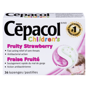 CEPACOL PAST ENF FRAISE FRUIT 36