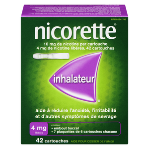 NICORETTE 4MG INHAL/CART 42