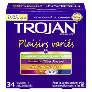 TROJAN PLAISIRS VARIES COND 34