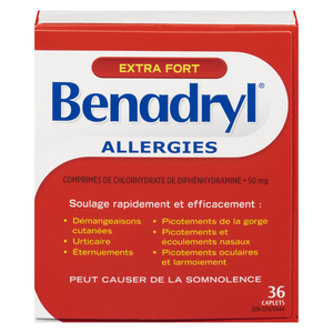 BENADRYL 50MG ALLERG X/PUISS CA 36