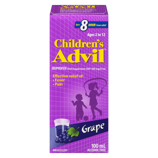 ADVIL ENF 100MG RAISIN 100ML