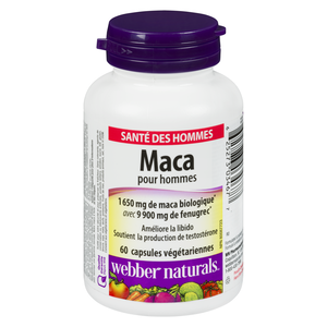 WEBBER MACA 1650MG HOMME CA 60