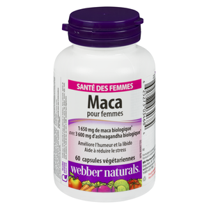 WEBBER MACA 1650MG FEMME CA 60