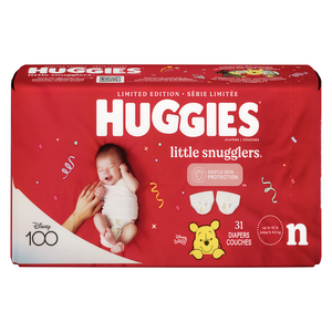 Little Snugglers couches pour bébés, Nouveau-né, 31 unités – Huggies :  Couche