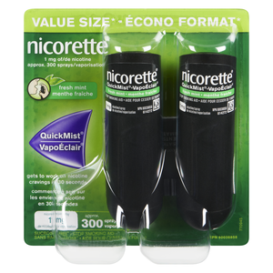 NICORETTE VAPOECLAIR MENT/FRAI 2X150