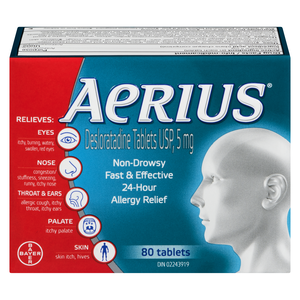 AERIUS 5MG CO 80