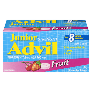 ADVIL JR IBUP FRUITS CROQ CO 40